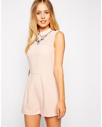 Asos Collection Playsuit With Embellisht