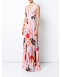 Patbo Brushstroke Pleated Gown