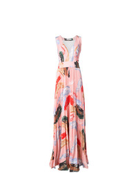 Patbo Brushstroke Pleated Gown