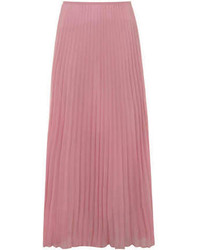 Alice & You Light Pink Pleated Maxi Skirt