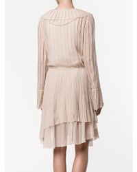 Chloé Frilled Asymmetric Dress