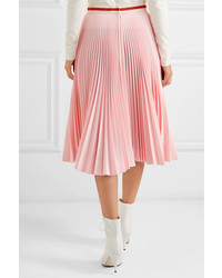 Calvin Klein 205W39nyc Pleated Crepe Midi Skirt