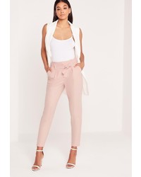 Pink Pleated Pants