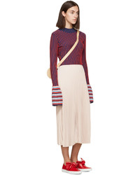 Cédric Charlier Pink Pleated Skirt