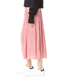 Tibi Sunray Flume Pleated Skirt
