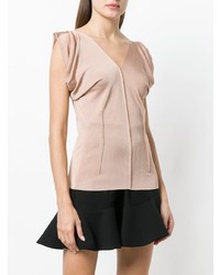 Chloé Pleated Jersey Top