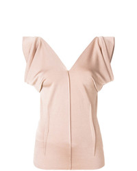 Chloé Pleated Jersey Top