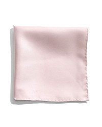 Nordstrom Silk Twill Pocket Square Pink One Size
