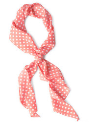 Ana Accessories Inc Bow To Stern Scarf In Pink Dots