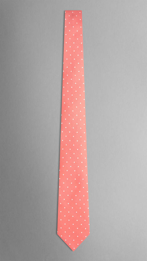 burberry polka dot tie