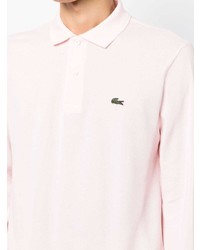 Lacoste Long Sleeved Logo Patch Polo Shirt