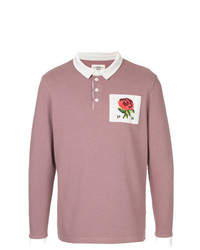 Kent & Curwen Rose Patch Polo Top