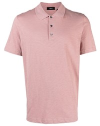 Theory Button Front Short Sleeved Polo Shirt