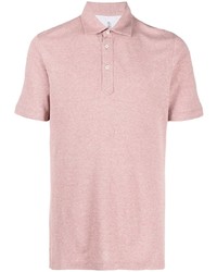 Brunello Cucinelli Cotton Linen Short Sleeve Polo Shirt