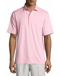 Peter Millar Crown Sport Solid Stretch Jersey Polo Shirt