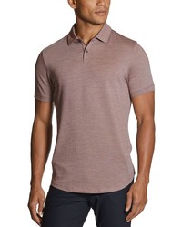CUTS CLOTHING Cuts Coz Curve Hem Polo In Cabernet At Nordstrom