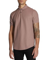CUTS CLOTHING Cuts Prestige Curve Hem Polo In Mountain Mist At Nordstrom