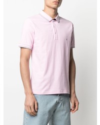 Fay Embroidered Logo Stretch Cotton Polo Shirt