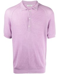 Laneus Fine Ribbed Cotton Polo Shirt