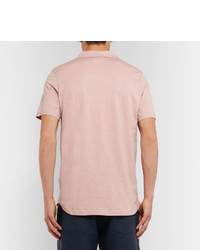 Oliver Spencer Hawthorn Mlange Cotton Jersey Polo Shirt