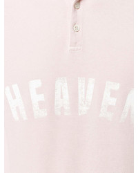 Saint Laurent Heaven Print Polo Shirt
