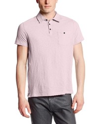 Kenneth Cole New York Polo Shirt With Woven Trim