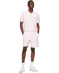 Thom Browne Pink Cotton Polo
