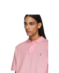 Polo Ralph Lauren Pink Mesh Iconic Polo