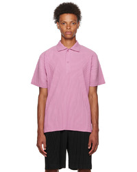 Homme Plissé Issey Miyake Pink Monthly Color June Polo