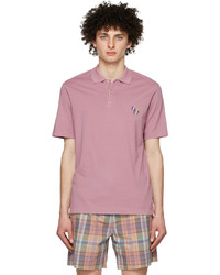 Ps By Paul Smith Pink Organic Cotton Polo
