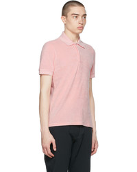 Tom Ford Pink Toweling Polo