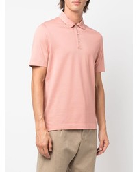 Canali Short Sleeve Cotton Polo Shirt