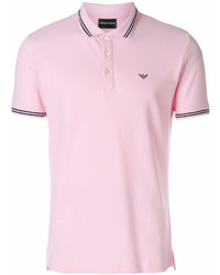 pink armani shirt