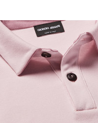Giorgio Armani Slim Fit Cotton Jersey Polo Shirt