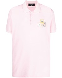 DSQUARED2 Stamp Appliqu Short Sleeve Polo Shirt