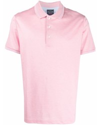 Paul & Shark Stripe Trim Cotton Polo Shirt