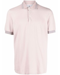 Brunello Cucinelli Stripe Trim Cotton Polo Shirt