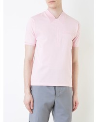 Thom Browne Trompe Loeil Collar Polo Shirt