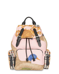 Burberry The Medium Rucksack In Archive Scarf Print