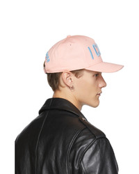 DSQUARED2 Pink And Blue Icon Baseball Cap