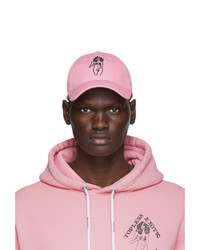 Palm Angels Pink Embroidered Graphic Cap