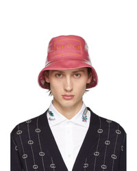 Gucci Pink Montecarlo Crystal Bucket Hat