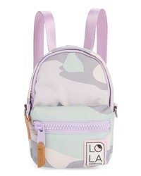 LOLA LOS ANGELES R Mini Camo Convertible Backpack