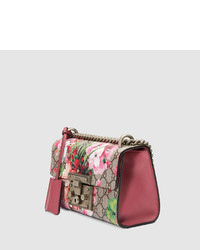 Gucci Padlock Blooms Shoulder Bag