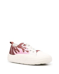 ACUPUNCTURE 1993 Flame Print Low Top Sneakers