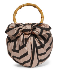 Emily Levine Dumpling Knotted Striped Tote