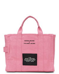 Marc Jacobs Pink Magda Archer Edition Small Traveler Tote