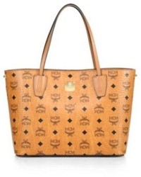 MCM Shopper Project Visetos Small Coated Canvas Tote