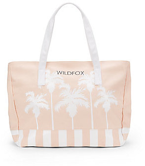 palm tree tote bag