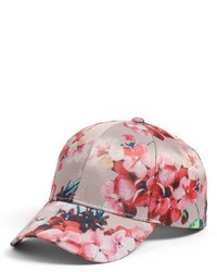 Collection XIIX Floral Print Baseball Cap Pink